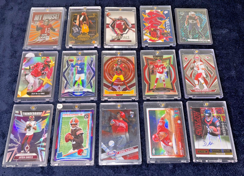 HUGE SPORTS CARD CASE HIT DHOP AUTO LEBRON SSP COLLECTION PSA LOT READ 1000+ view 2
