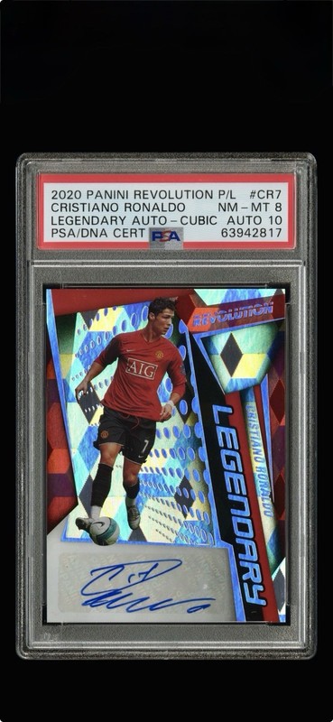 #/50 - 2020 Panini Revolution Christiano Ronaldo Autograph Cubic /50 - Low Pop