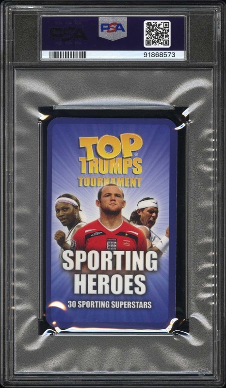 SERENA WILLIAMS PSA 8 2009 Top Trumps Tournament Sporting Heroes view 2