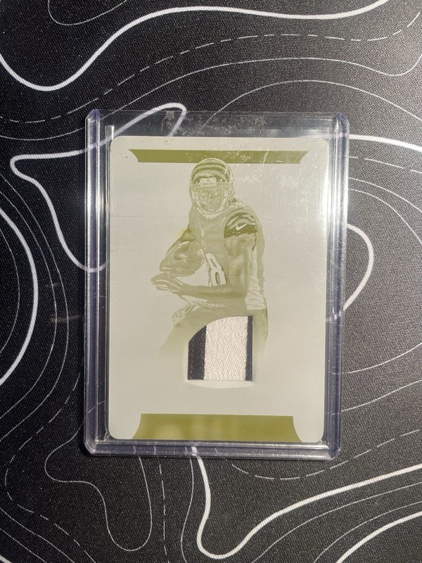 2016 National Treasures Century Materials AJ Green 1/1 Printing Plate Patch