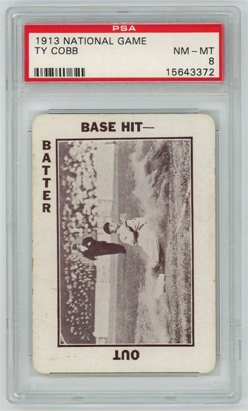 1913 National Game Ty Cobb PSA 8 NM-MT
