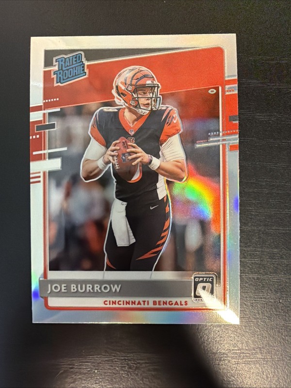 2020 Panini Donruss Optic - Rated Rookies Joe Burrow #151 Holo Prizm (RC)
