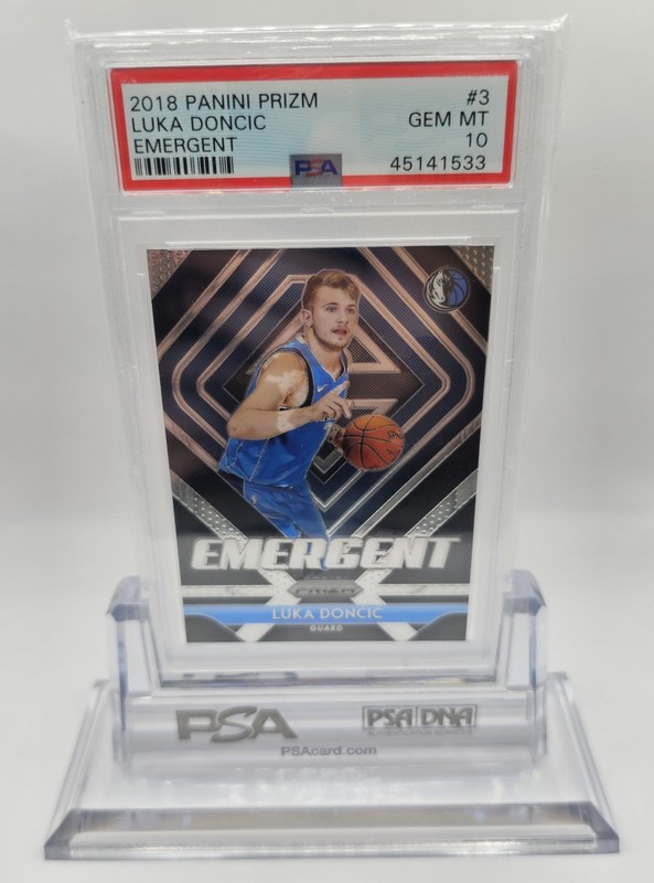 2018-19 Panini Prizm - Emergent Luka Doncic #3 ROOKIE PSA 10 GEM MINT 💎 