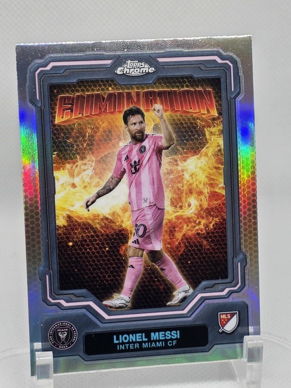 2025 Topps Chrome Lionel Messi Elimination Insert EL-10 Inter Miami CF MLS