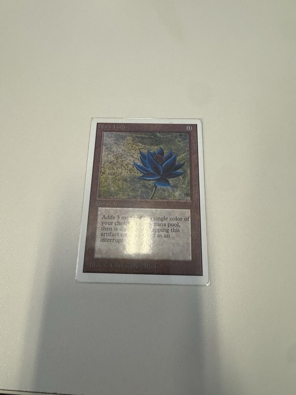 Black Lotus Unlimited 2ED 233 Playtest X 1