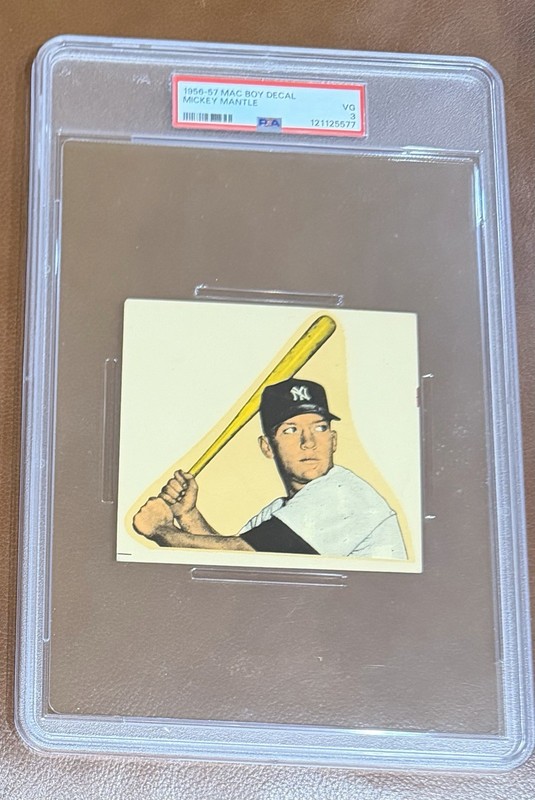 1956 Mac Boy Mickey Mantle - PSA 3 (New Grade)