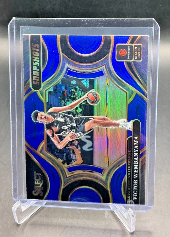 2025/26 Select Euroleague Snapshots VICTOR WEMBANYAMA Blue Prizm 19/49 #21