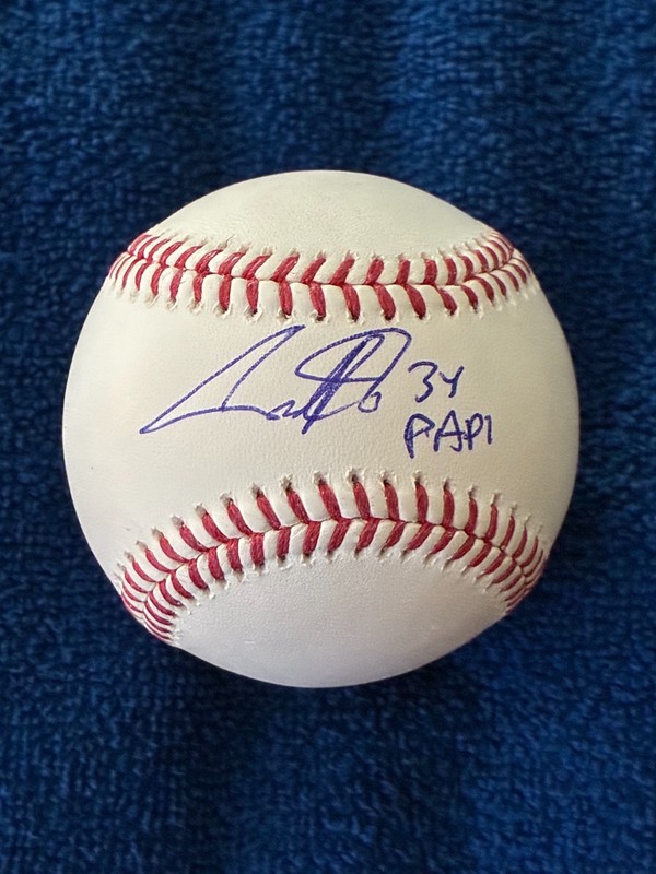AUSTON MATTHEWS SIGNED RAWLINGS OMLB BASEBALL TORONTO MAPLE LEAFS USA GOLD PSA