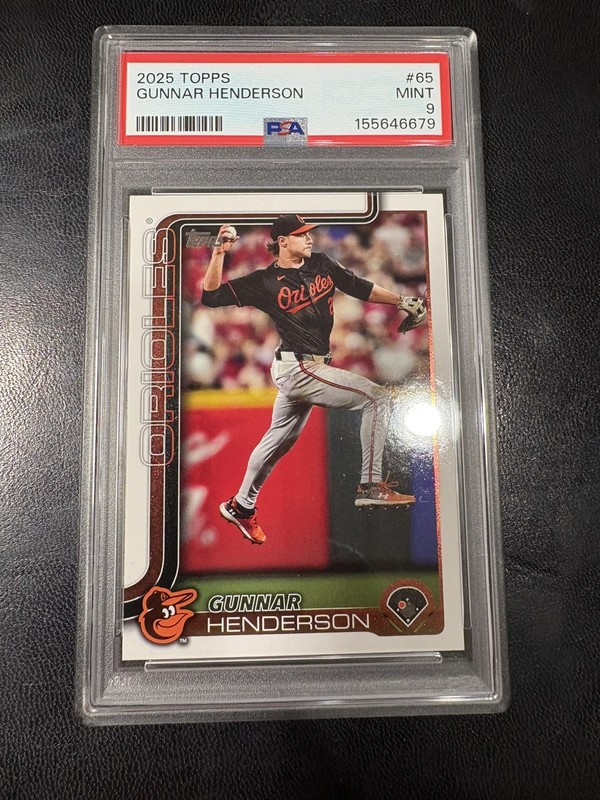 Gunner Henderson 2025 Topps PSA 9