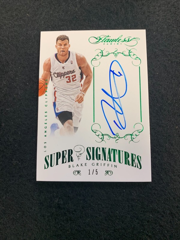 2013-14 Flawless Blake Griffin Auto /5 #SS-BG