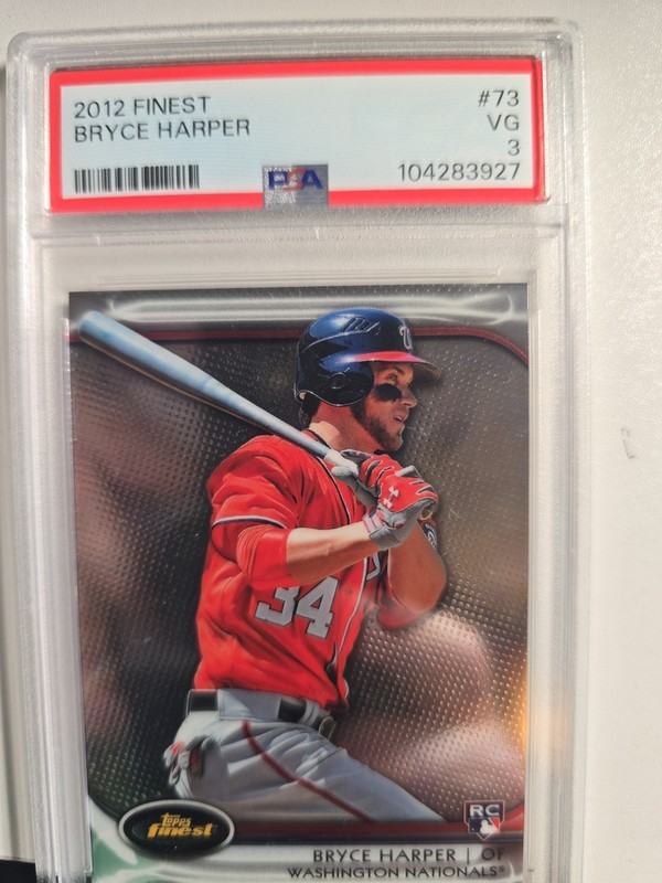 2012 Topps Finest - Bryce Harper #73 (RC)
