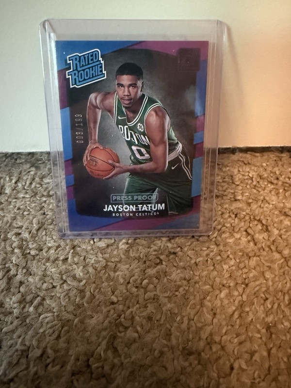 2017-18 Panini Donruss  Rated Rookie- Jayson Tatum /199!!!!