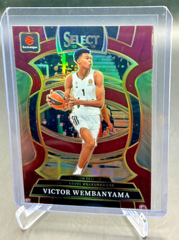 2025/26 Panini Select Euroleague VICTOR WEMBANYAMA Maroon Prizm 159/175 #36