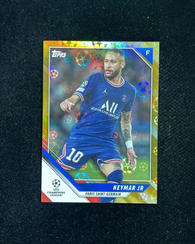 2022-23 Topps UEFA Gold Starball Foil #150 Neymar Jr 41/50 Saint-Germain HQ10