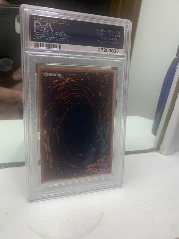 2003 YU-GI-OH! Shonen Jump Promo Blue Eyes White Dragon jmp-1 psa 10 view 2