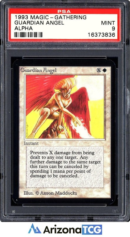 Magic: The Gathering 1993 Guardian Angel Alpha PSA 9