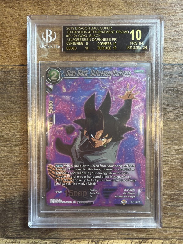 DBS DBZ dragon Ball Super Goku Black Unforeseen Darkness BGS 10 Black Label PSA
