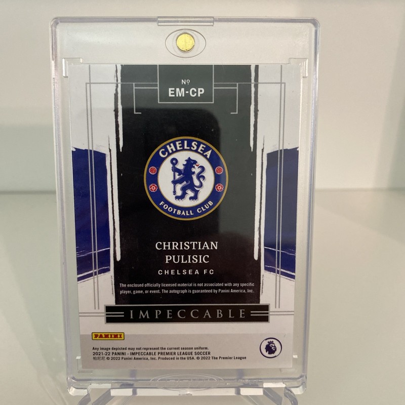 2021-22 Impeccable Premier League Extravagance Christian Pulisic #EM-CP /25 π₯ view 2