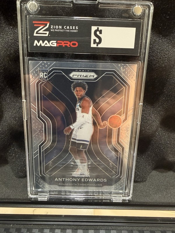 Panini Prizm 2020-21 Base Set RC Anthony Edwards #258 Timberwolves NBA view 1