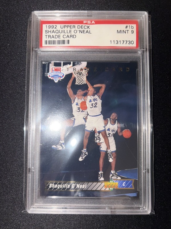 1992-93 Upper Deck - Shaquille O'Neal #1B (RC) PSA 9 MINT