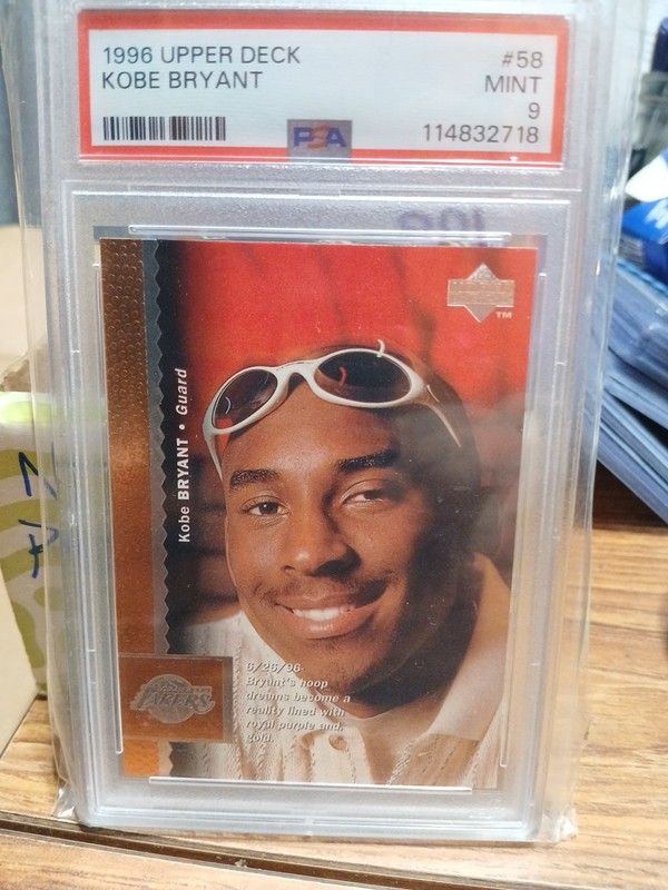1996-97 Upper Deck Kobe Bryant #58 (RC) PSA 9 Los Angeles Lakers