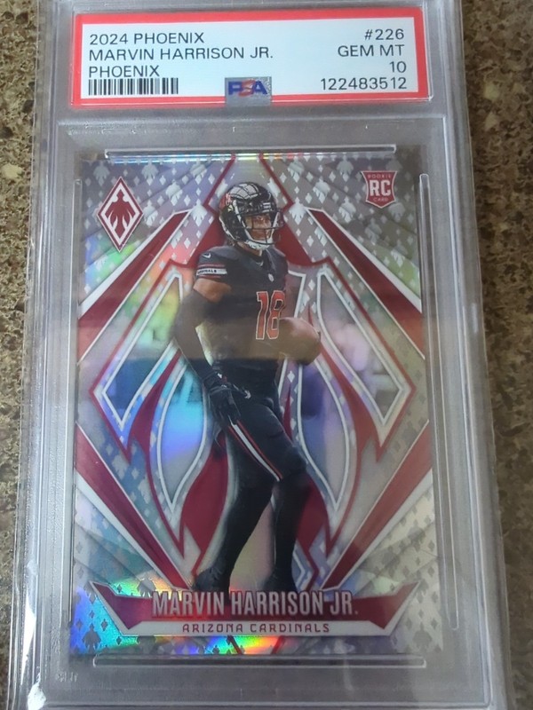 2024 Phoenix Marvin Harrison Jr RC Phoenix 075/399 PSA 10