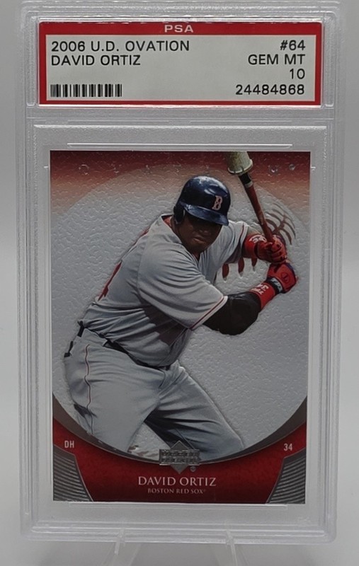 2006 Upper Deck Ovation David Ortiz PSA 10 Boston Red Sox