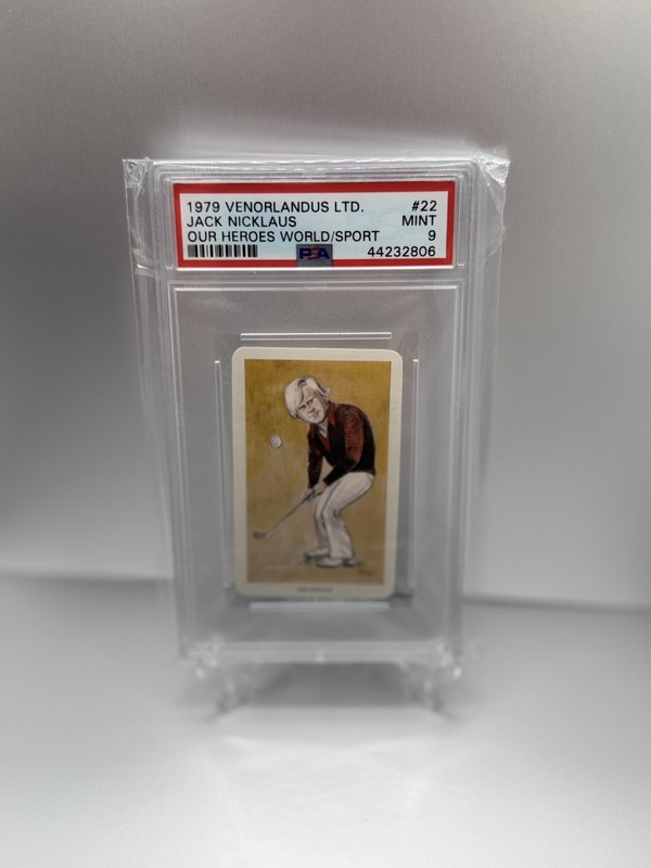 1979 VENORLANDUS, LTD. #22 JACK NICKLAUS PSA MINT 9 ROOKIE LOW POP - RARE HOF view 2