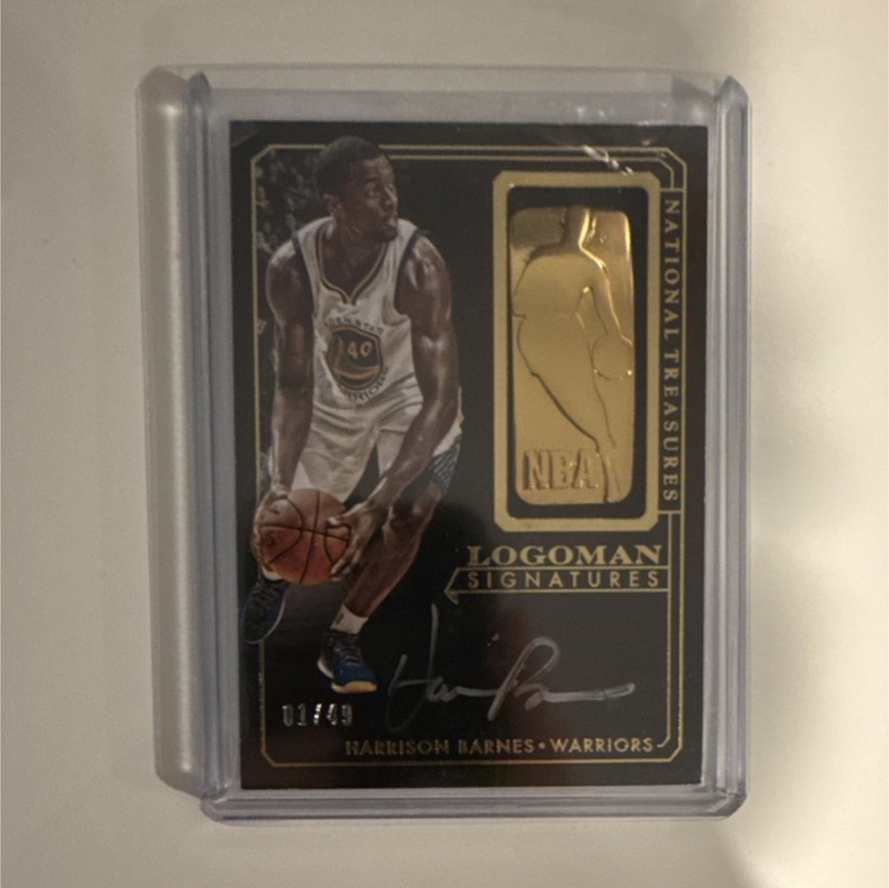 2014-15 Panini National Treasures - Logoman Signatures Harrison #GL-HB /49