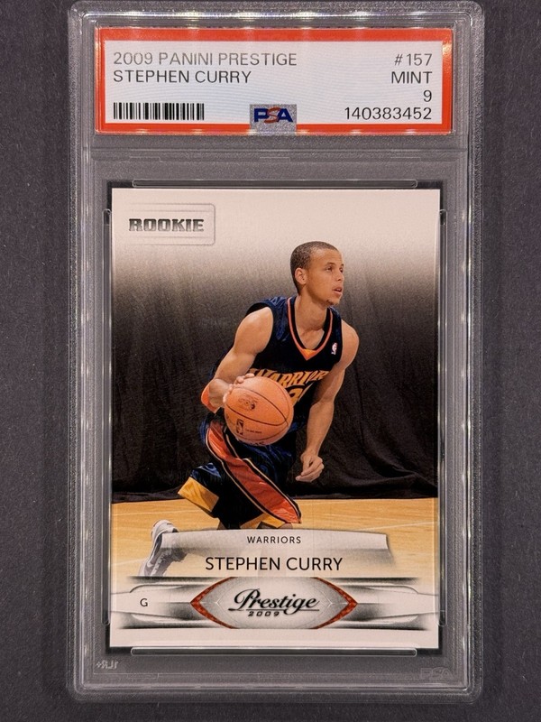 2009-10 Panini Prestige - Rookie Stephen Curry #157 (RC) PSA 9