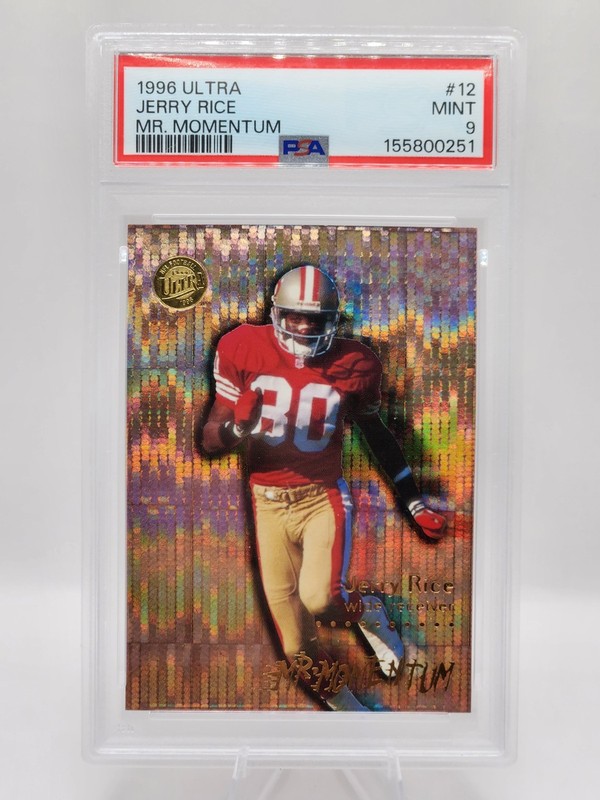 1996 Fleer Ultra - Mr. Momentum Jerry Rice #12 PSA 9 POP 15
