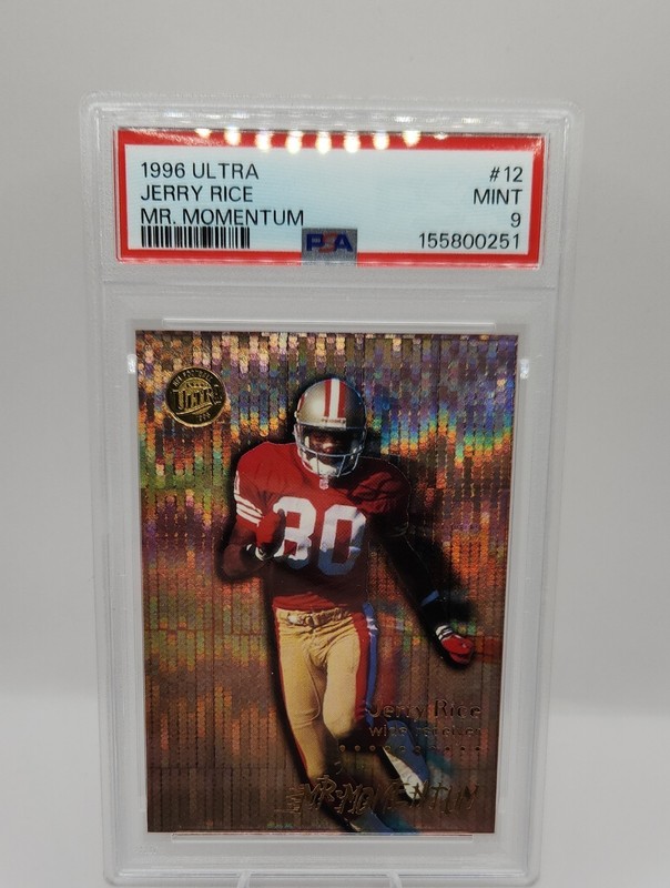 1996 Fleer Ultra - Mr. Momentum Jerry Rice #12 PSA 9 POP 15 view 2