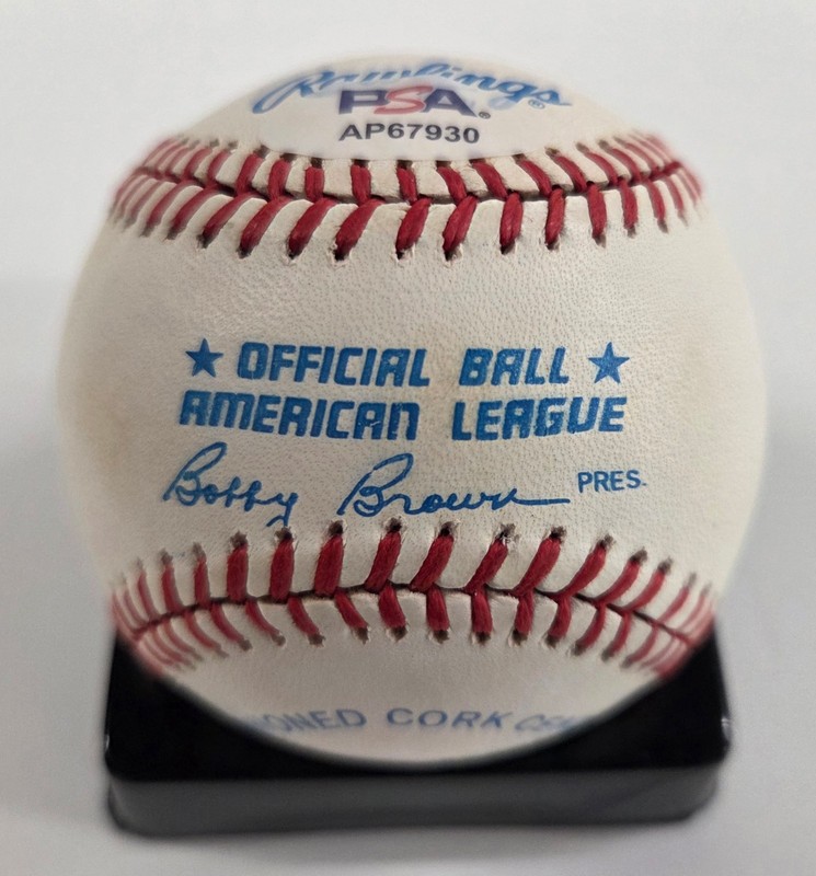 Luke Appling White Sox Autograph ONL Baseball Auto PSA view 2