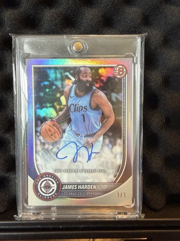 James Harden Bowman Basketball 1/1 Auto