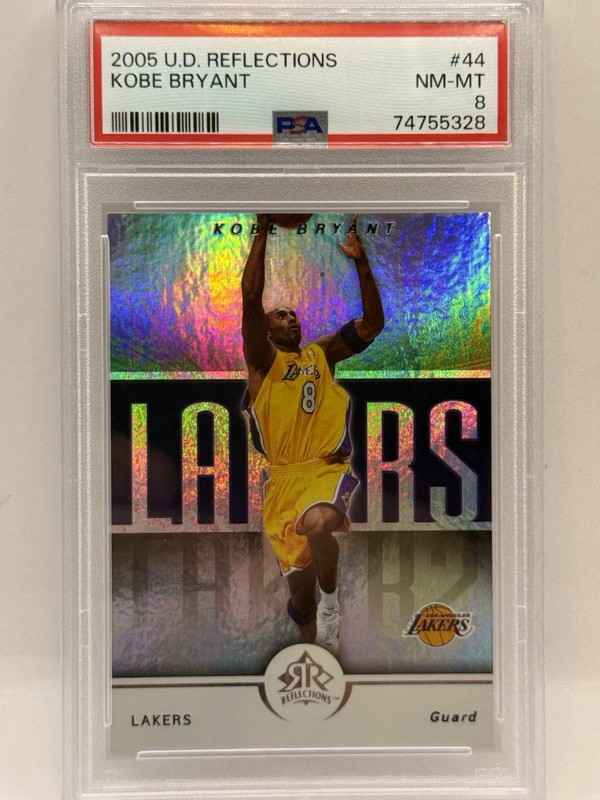 2005 Upper Deck Kobe Bryant Reflections #44 PSA 8