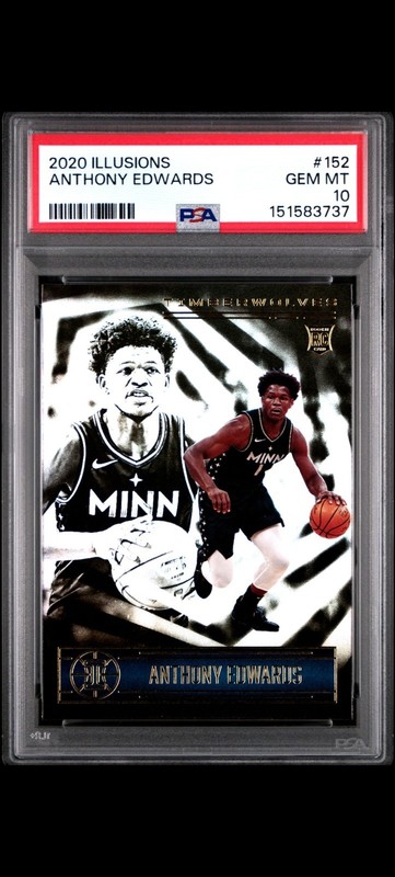 2020-21 Panini Illusions - Anthony Edwards #152(RC) PSA - 10