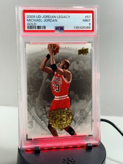 2009 UD Michael Jordan Legacy Gold PSA 9 Upper Deck sp Insert Bulls HOF #57