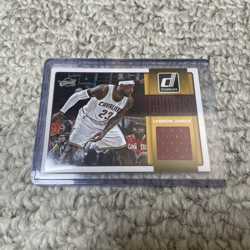 2014-15 Panini Donruss LEBRON JAMES #39 Gamers Memorabilia GW Patch