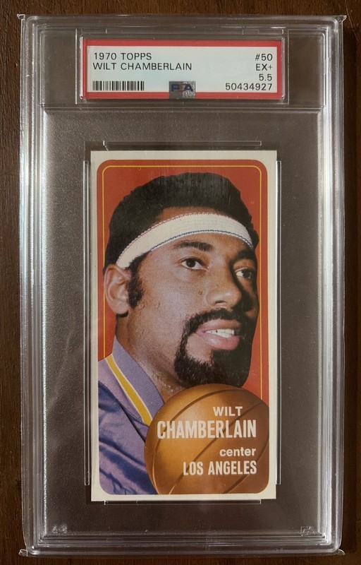 1970 Topps #50 Wilt Chamberlain PSA 5.5 EX+