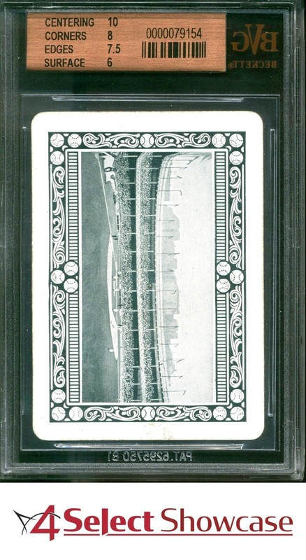 1914 WG4 POLO GROUNDS #28 HONUS WAGNER HOF BVG 7 W/ 10 CENTERING view 2