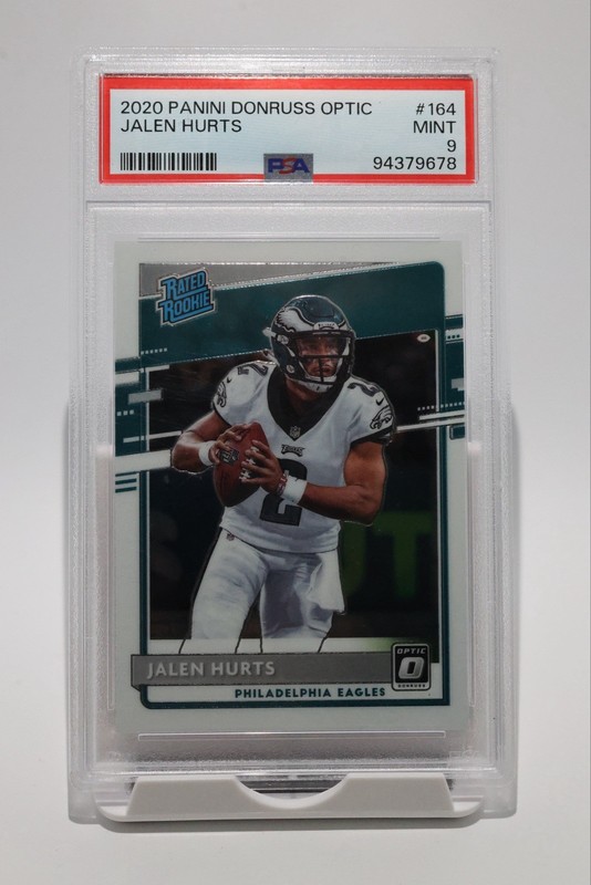2020 Panini Donruss Optic - Rated Rookies Jalen Hurts #164 (RC) PSA 9