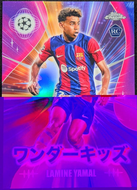 2023-24 Topps Japan Edition UEFA Club Competitions Wonderkids Lamine Yamal RC