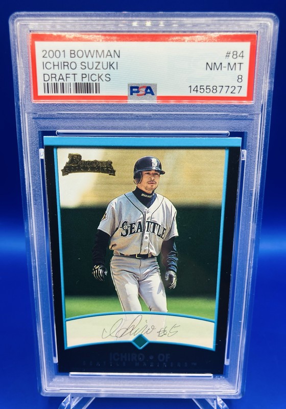 2001 Bowman Draft Picks & Prospects - Ichiro Suzuki #BDP84 Rookie RC PSA