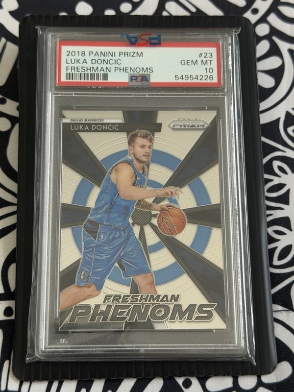 💎Panini 2018-19 Prizm Freshman Phenoms Luka Dončić #23 Rookie PSA 10 💎