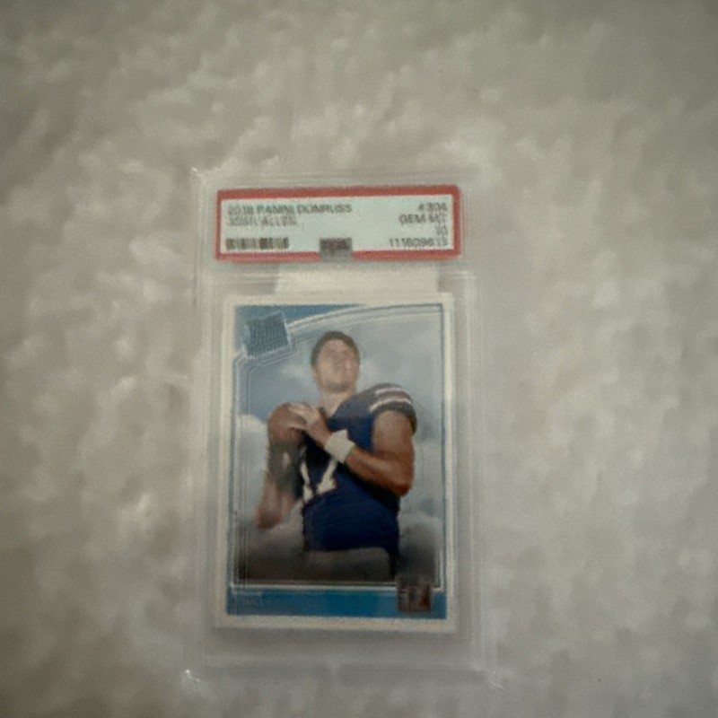 2018 Panini Donruss Rated Rookie Josh Allen #304 (RC) PSA 10