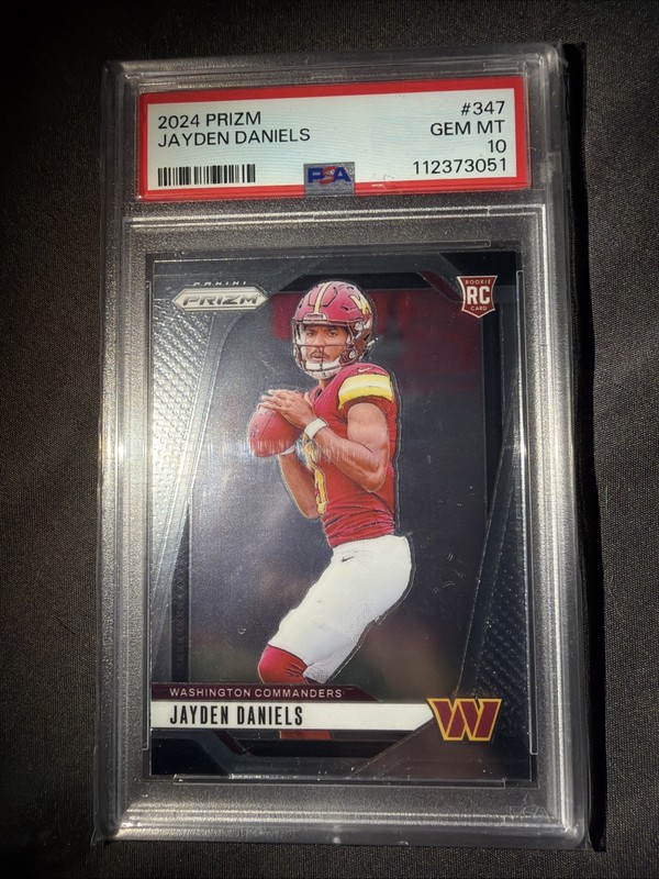 2024 Panini Prizm - Rookies Jayden Daniels #347 (RC) PSA 10