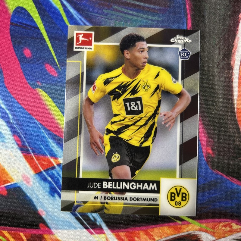 Jude Bellingham Rookie Topps Chrome Bundesliga 2020-21 #31 Dortmund Soccer