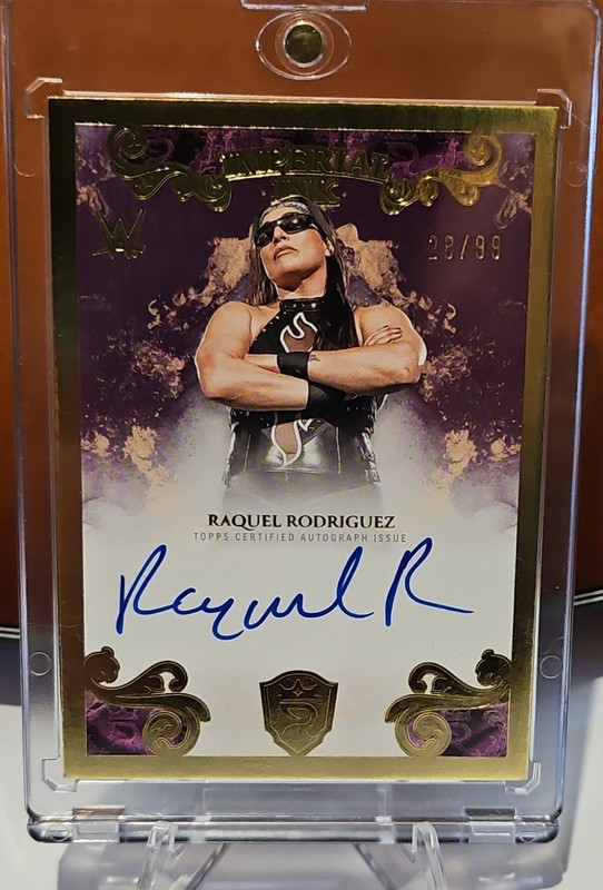 Topps 2025 Royalty WWE Imperial Ink Raquel Rodriguez Auto /99 IMP-RRO RAW