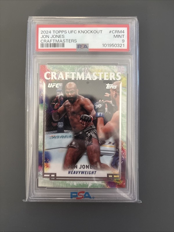 2024 Topps UFC Knockout - Craftmasters Jon Jones #CRM-4