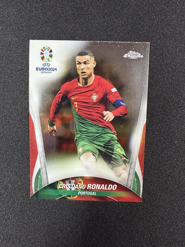 2024 Topps Chrome Euro Cristiano Ronaldo #7 Base Portugal